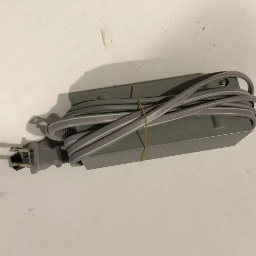 Nintendo Wii Gray Power Cord Wired RVL-002 Authentic, Tested, Works